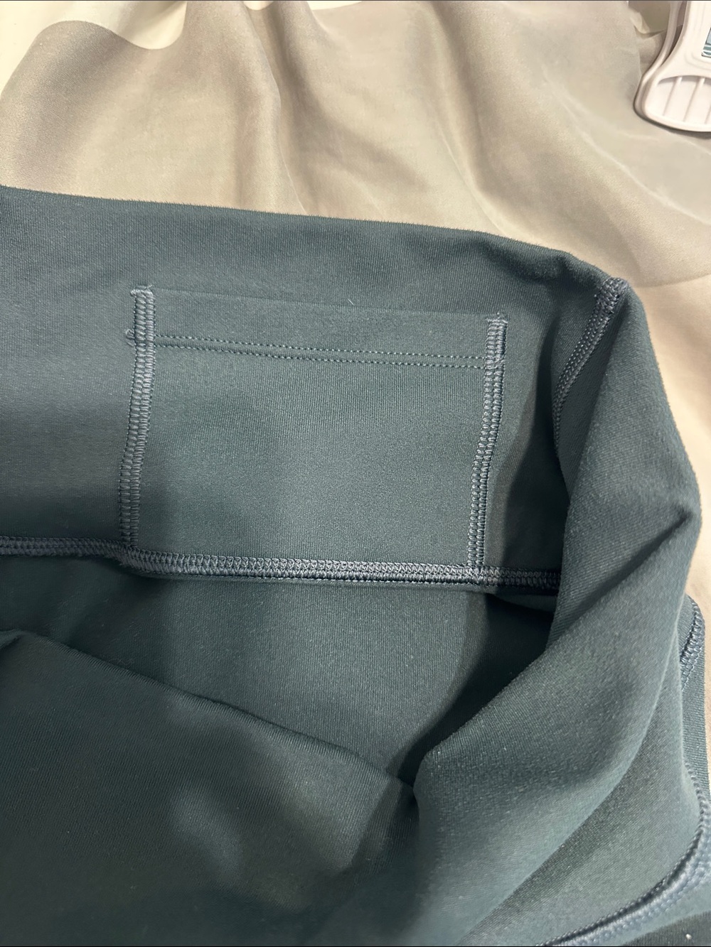 Dark Green Fabletics Powerhold High-Waist Active Leggings - Picture 4 of 5